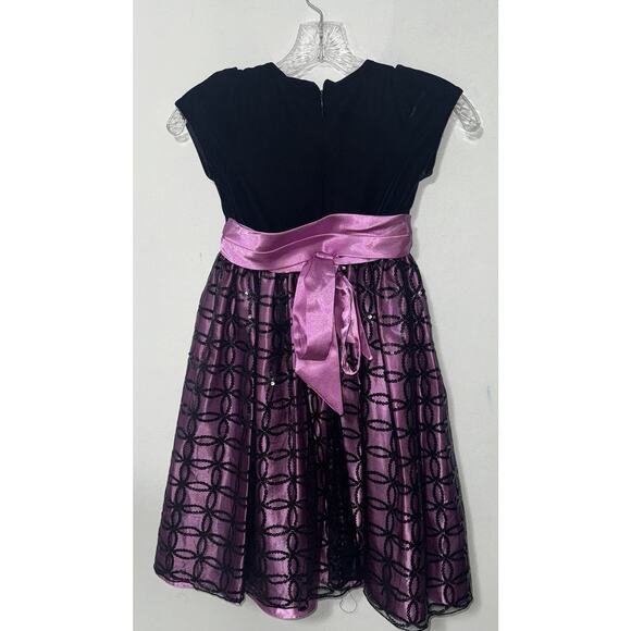 Cinderella Couture Girls 6 Dress Special Occasions Formal Velvet Sequins Party - Picture 2 of 10